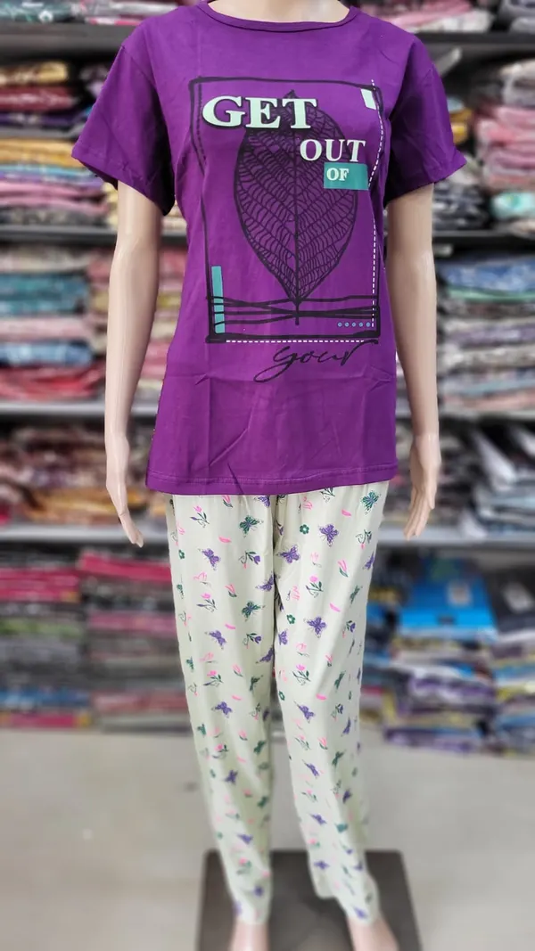 Premium Cotton Night Suit | NS204